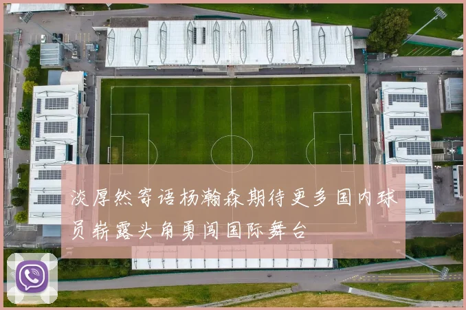 淡厚然寄语杨瀚森期待更多国内球员崭露头角勇闯国际舞台